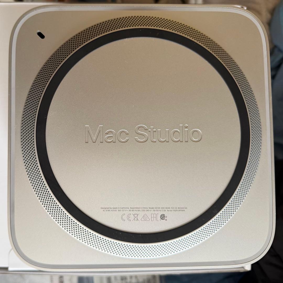 Mac Studio M4MAX 64GB 1TB 16コアCPU40コアGPU