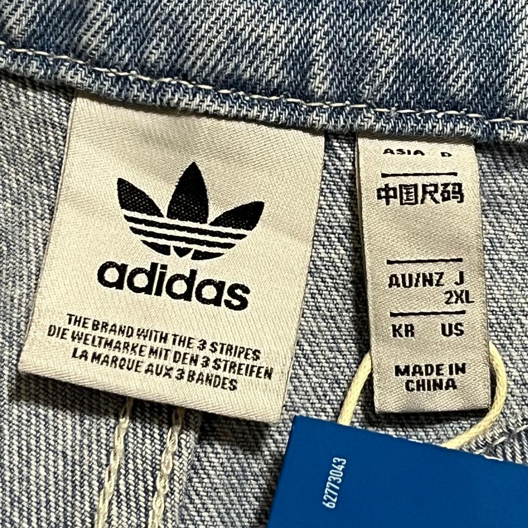 adidas original アディダス デニム ラインストーン 新品 XXL