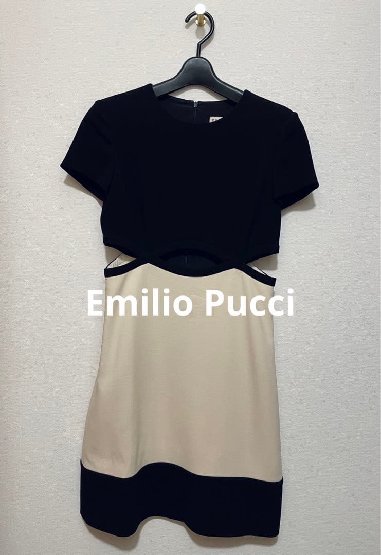 ☆美品☆希少 Emilio Pucci(エミリオ・プッチ) 半袖ワンピース