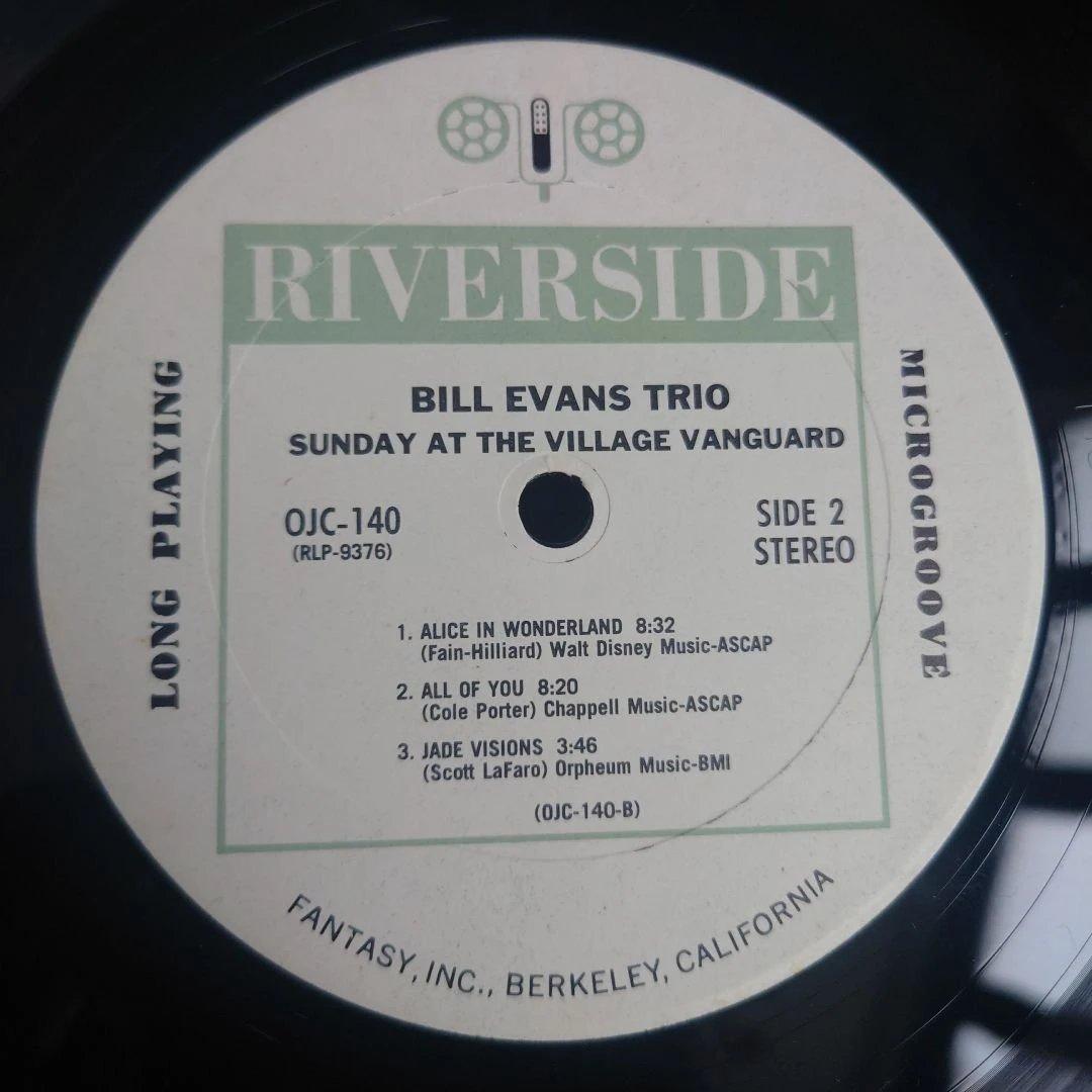 米国Bill EvansSundayAtThe VillageVanguard