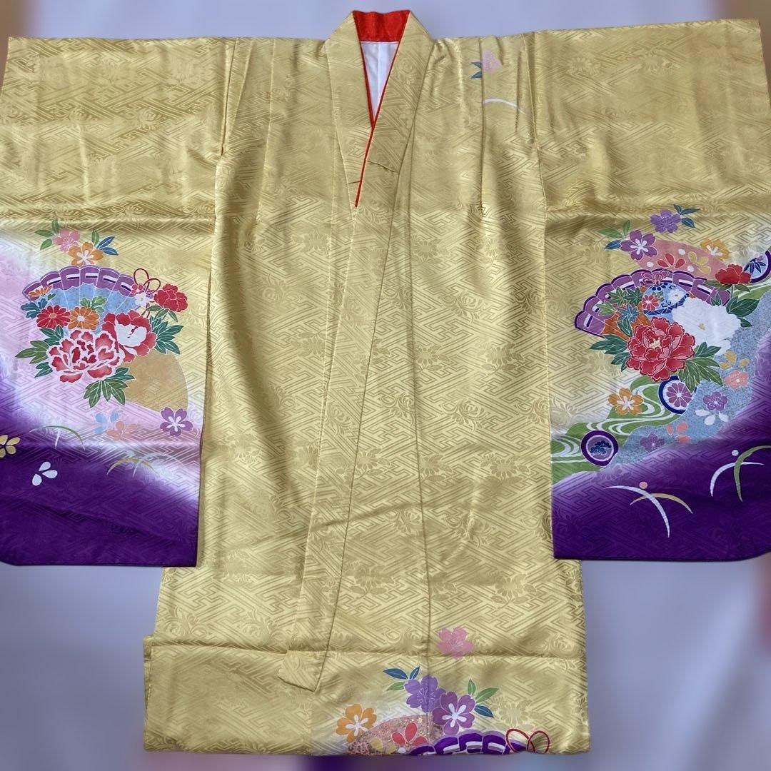 大幅お値下げ　美品　七五三　七才着物フルセット　正絹