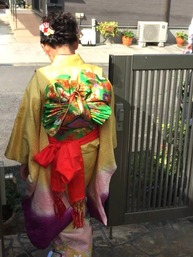 大幅お値下げ　美品　七五三　七才着物フルセット　正絹