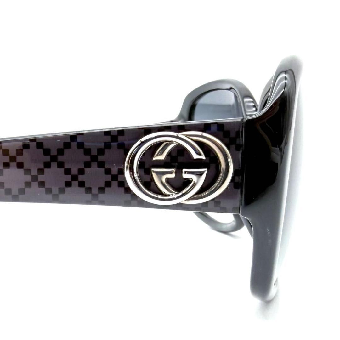 【美品】GUCCI グッチ　GGインターロッキング　バタフライ　サングラス