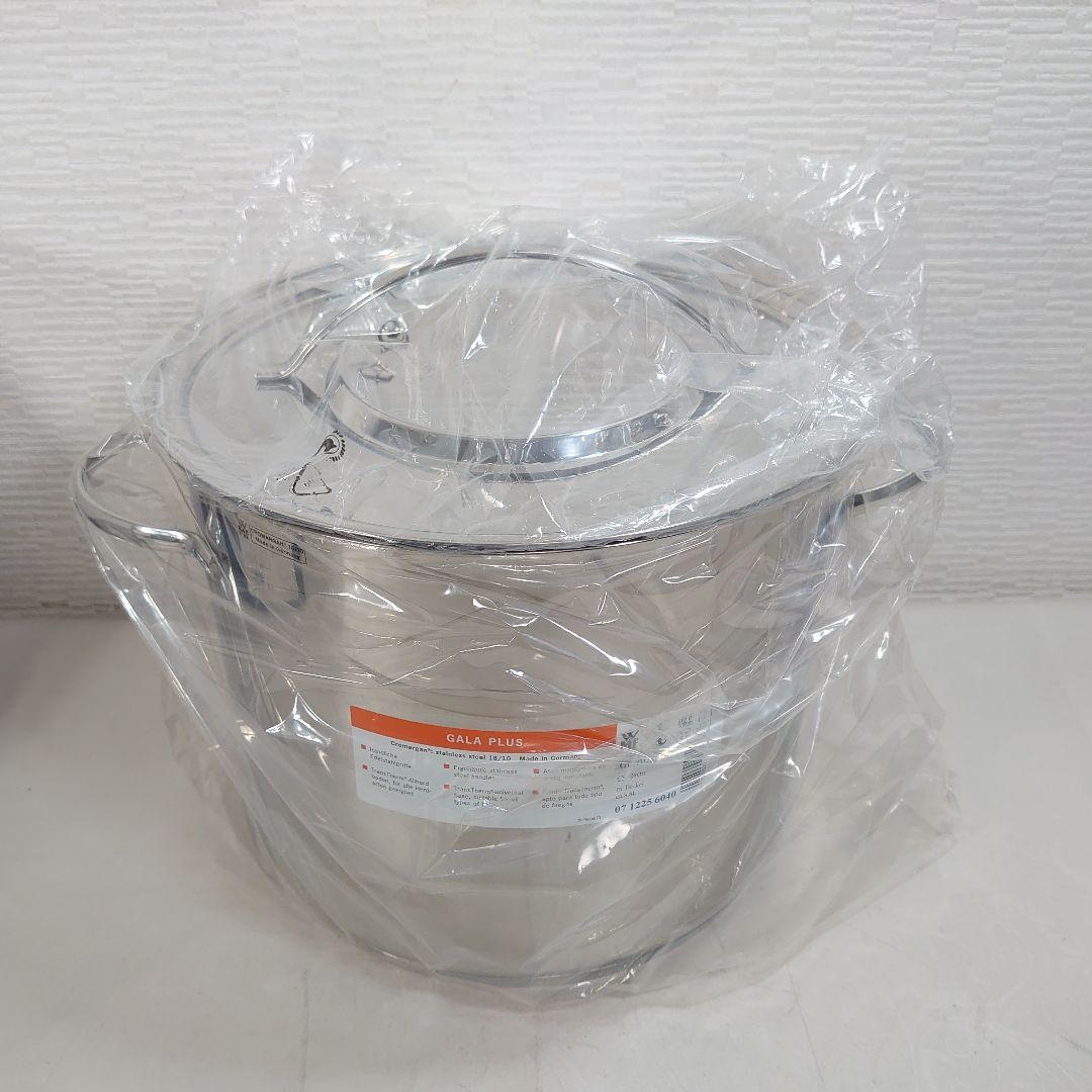 ドイツ製 WMF ストックポット 24cm 9L ステンレス三層 寸胴鍋 両手鍋