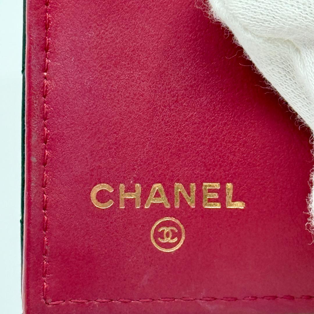美品 CHANEL シャネル CHANEL19（ディズヌフ）スモールウォレット