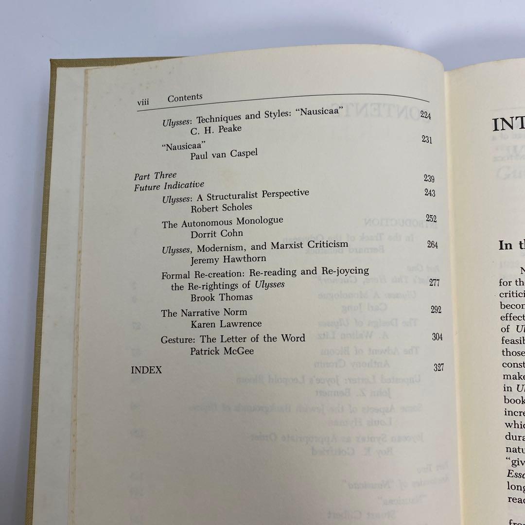 洋書 Critical Essays on James Joyce's Ulysses