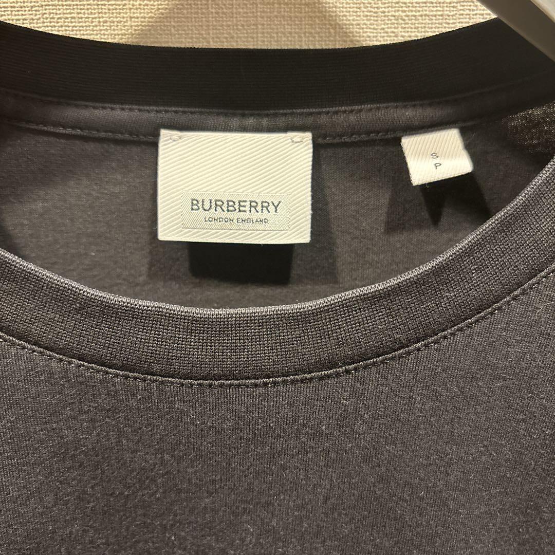 美品　BURBERRY ホースフェリー Tシャツ ブラック 8040694