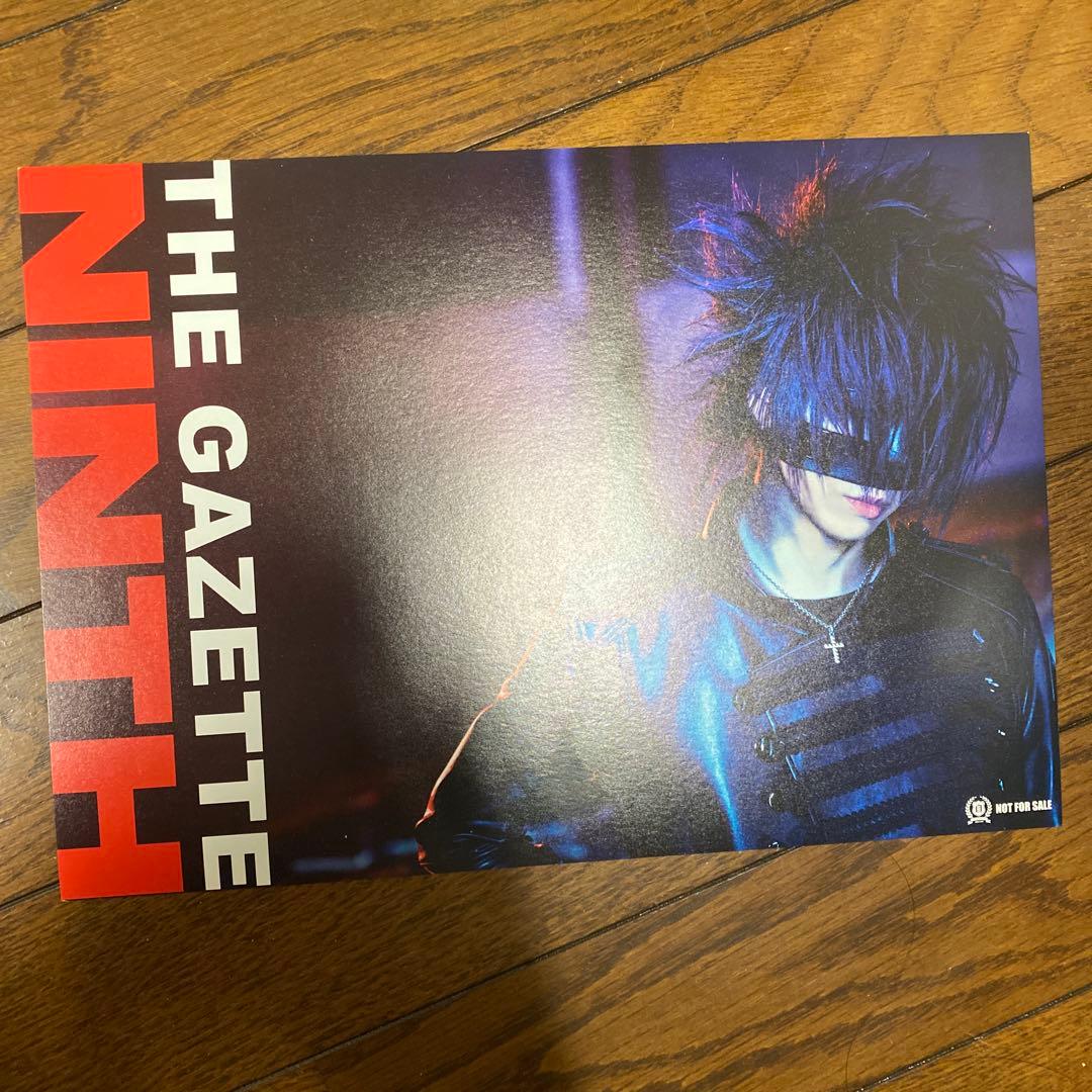 THE GAZETTE NINTH 第九 非売品 クリアファイル A4アー写