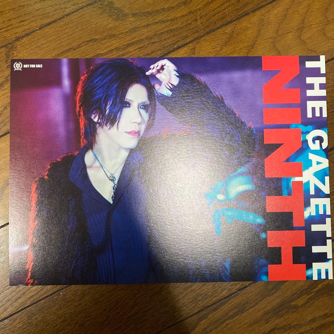THE GAZETTE NINTH 第九 非売品 クリアファイル A4アー写