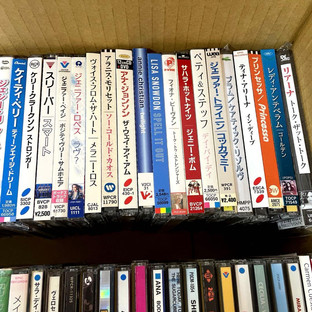 洋楽CD　女性アーティスト　７８枚　まとめ売り　国内盤　※美品多数含む
