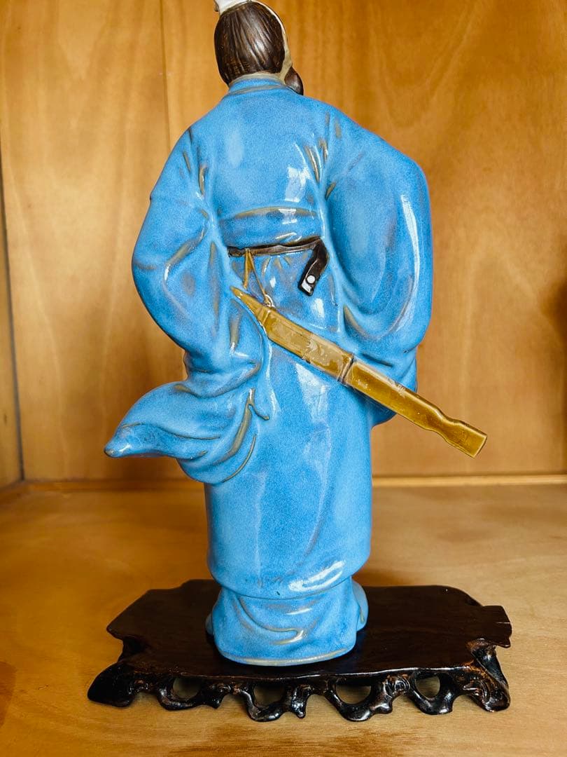 在庫処分‼️ 陶器 手工製作 高溫燒製 三国志人物 「曹操」