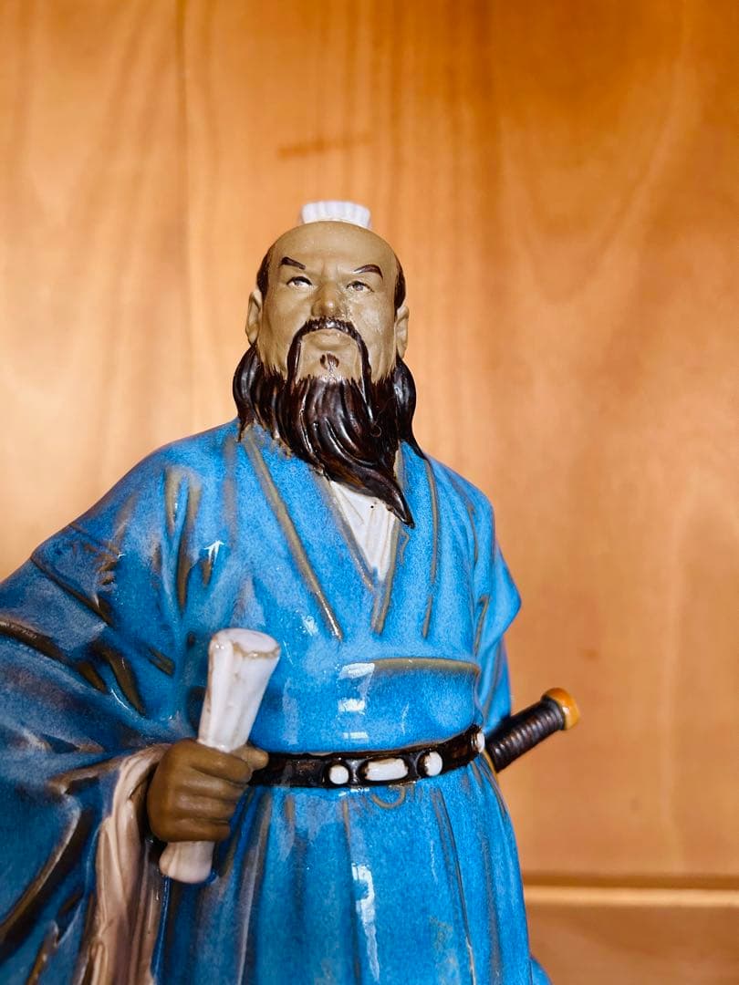 在庫処分‼️ 陶器 手工製作 高溫燒製 三国志人物 「曹操」