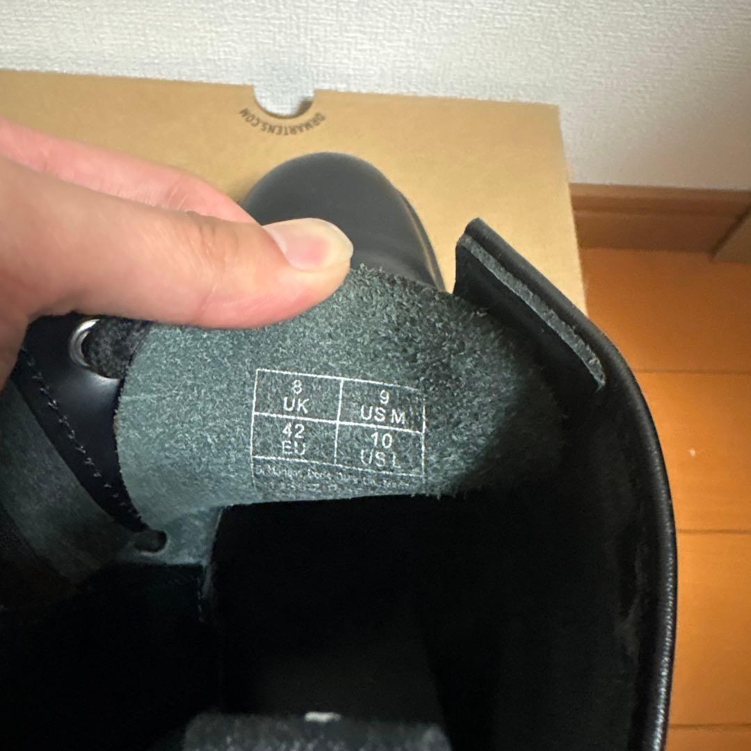 ドクターマーチン 1460 8ホール 厚底ブーツ ホワイトステッチ