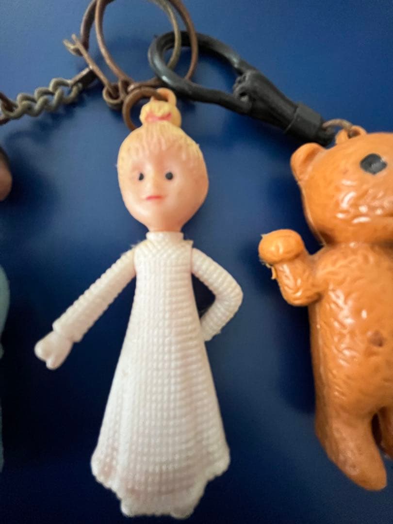 ビンテージ　Bonne nuit les petits 人形劇のキーホルダー3個