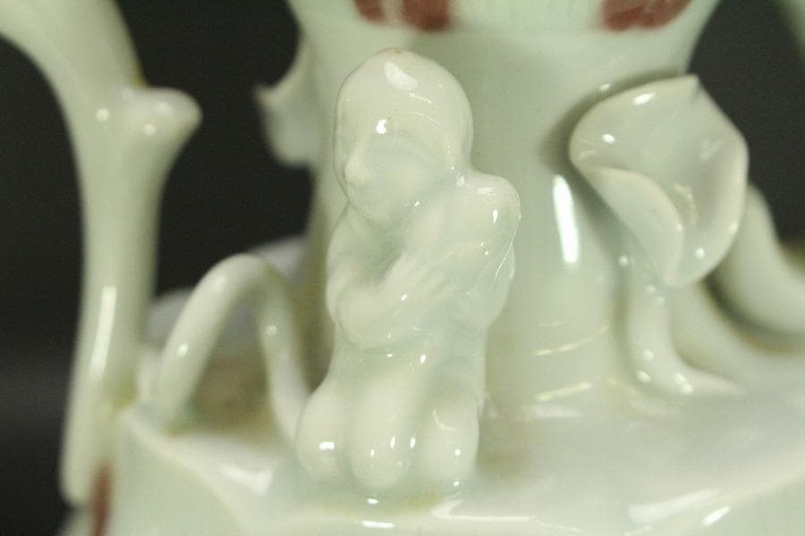 高麗美術 水注 瓶 在銘 李朝(A926)