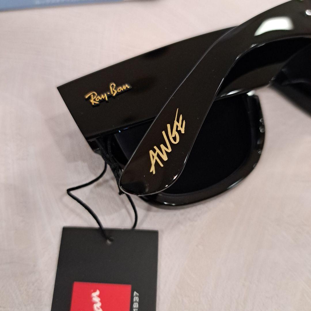 レイバン メガウェイファーラー A$AP 限定ロゴ金 0840SF 木村拓哉さん