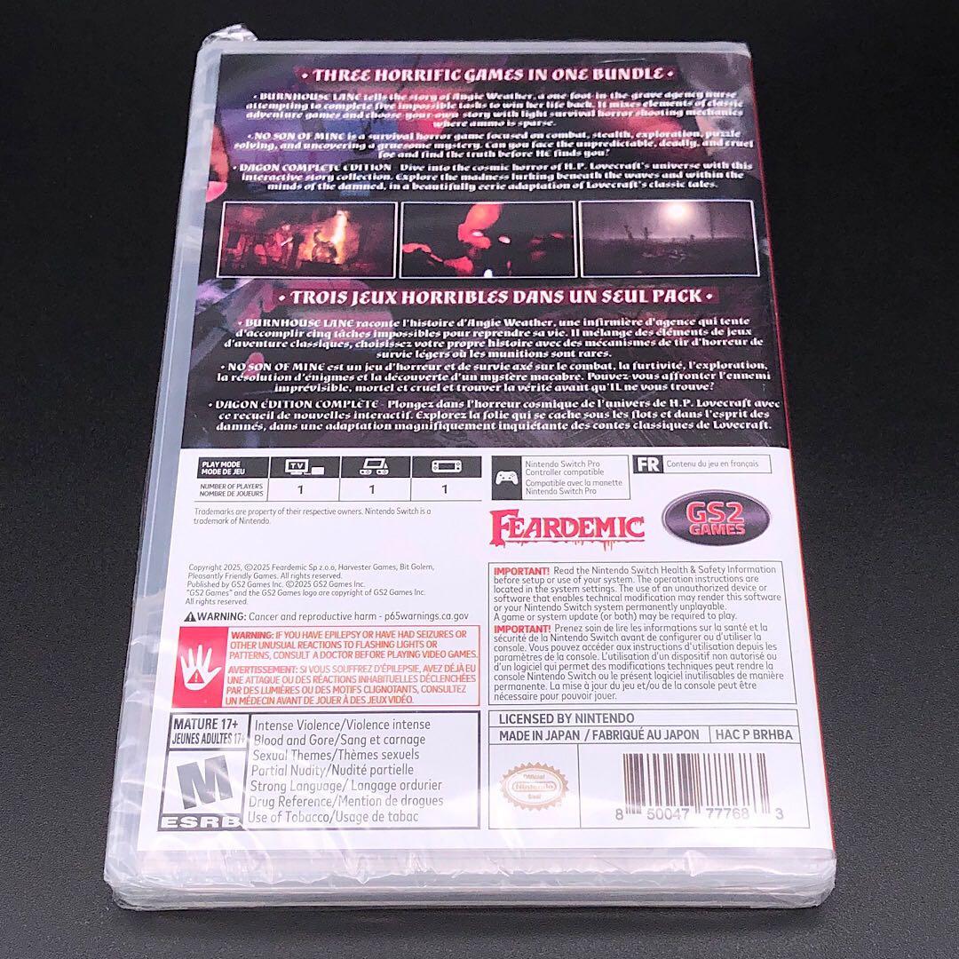 Feardemic Horror Bundle switch スイッチ