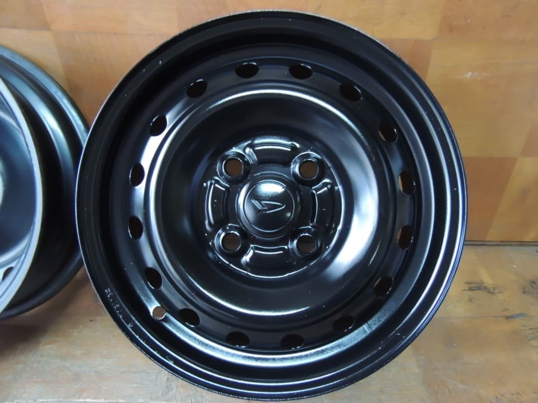 C38　スチールホイール 13X4.00B　4本セット　ダイハツ　自家塗装