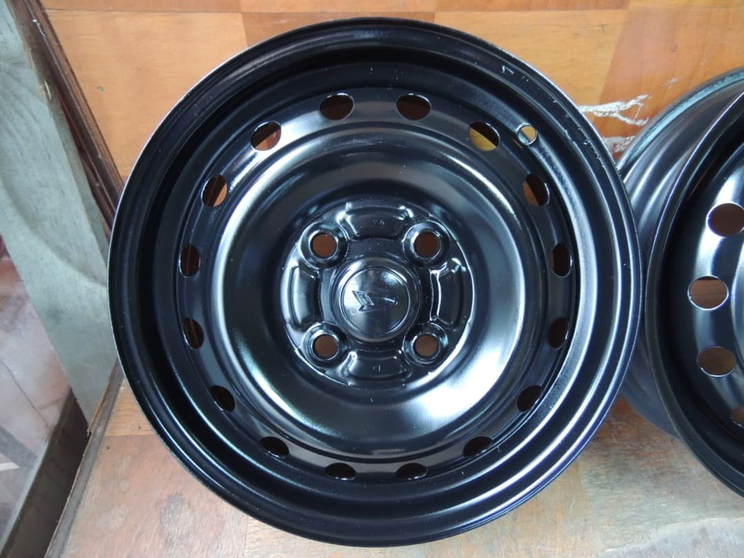 C38　スチールホイール 13X4.00B　4本セット　ダイハツ　自家塗装