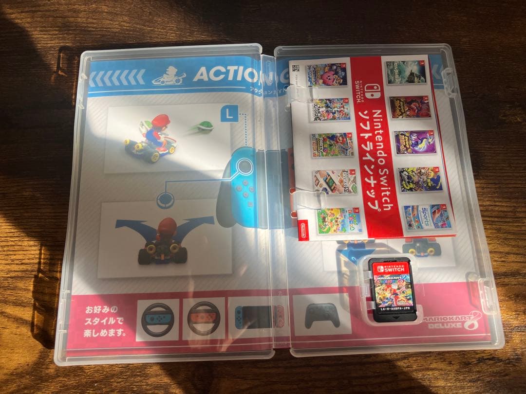 【Switch】マリオカート8デラックス+ Joy-Conハンドル2個セット