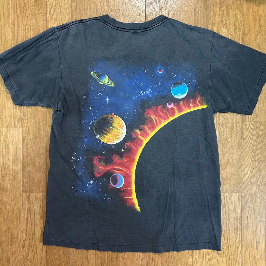 90s 国立航空宇宙 スミソニアン博物館 太陽系 両面プリント Tシャツ L