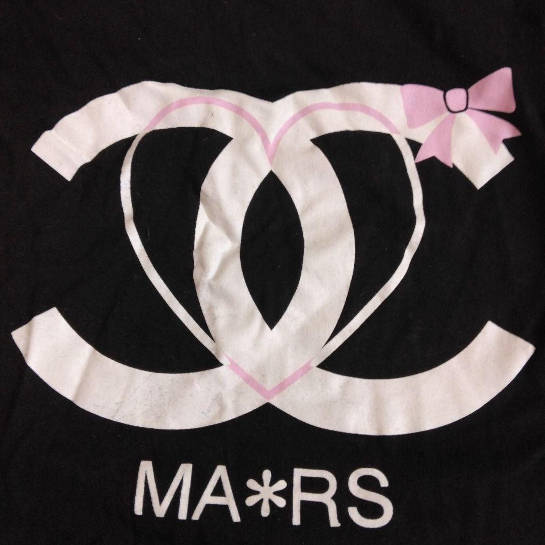 MA*RS　Sugar Gloss 黒半袖Tシャツ