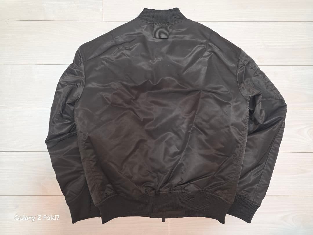 【新品】ユニクロ　+J　ハイブリッドダウンオーバーサイズMA-1（S・グレー）