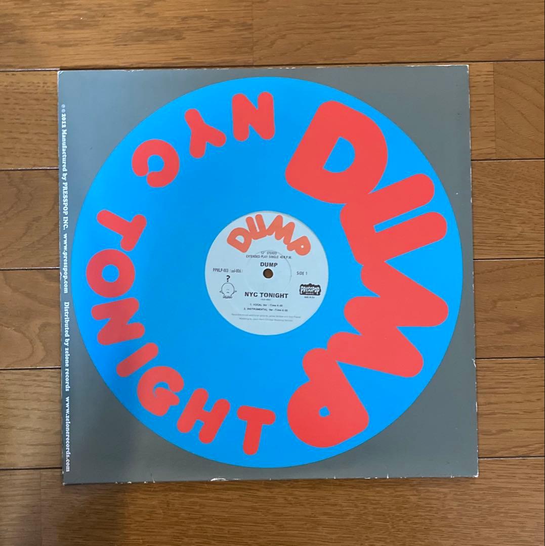 DUMP/NYC TONIGHT 坂本慎太郎12インチシングルアナログレコード
