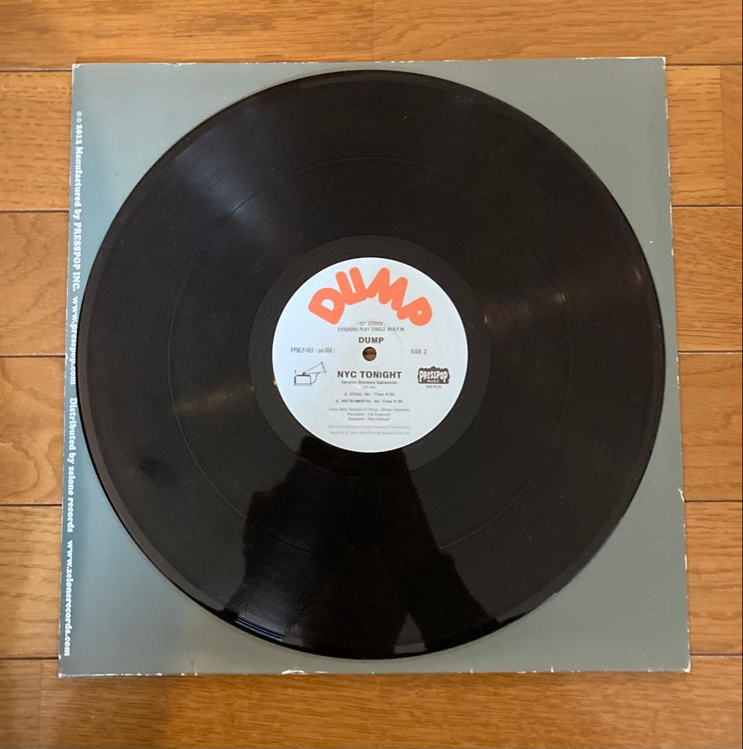 DUMP/NYC TONIGHT 坂本慎太郎12インチシングルアナログレコード
