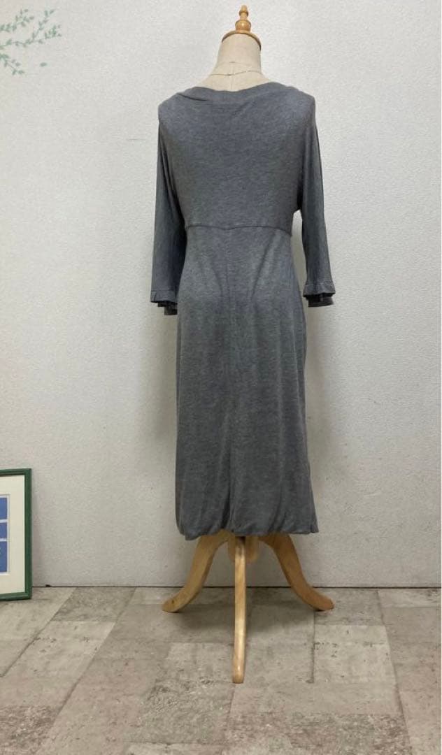 Max Mara マックスマーラ　ジャージーワンピース　42 XL グレー
