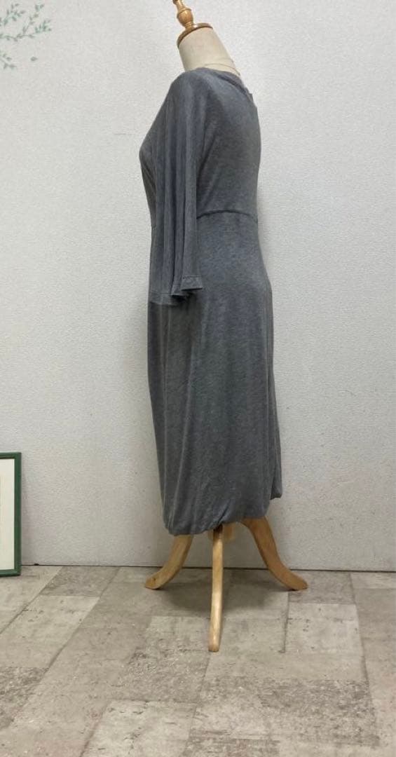 Max Mara マックスマーラ　ジャージーワンピース　42 XL グレー