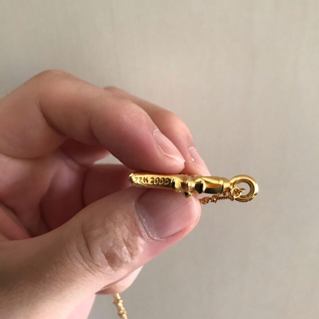 CHROME HEARTS 22Kタイニーファットクロスパヴェダイヤ