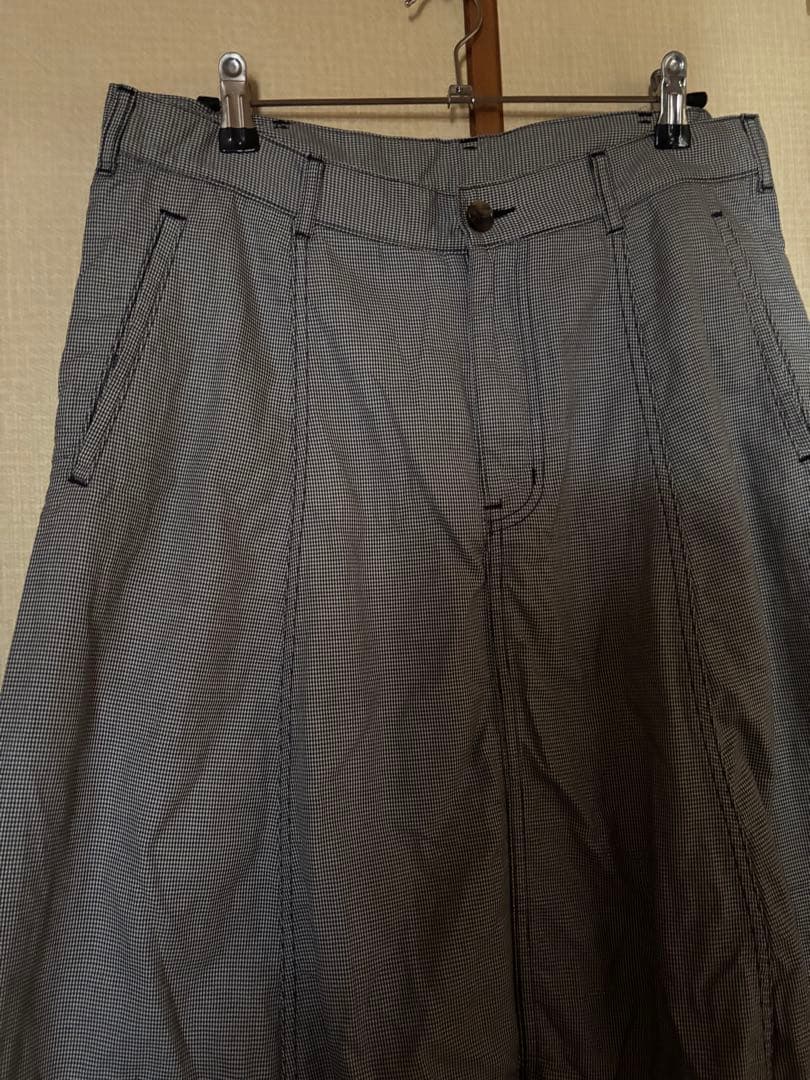 COMME des GARCONS HOMME PLUS グレンチェック柄パンツ