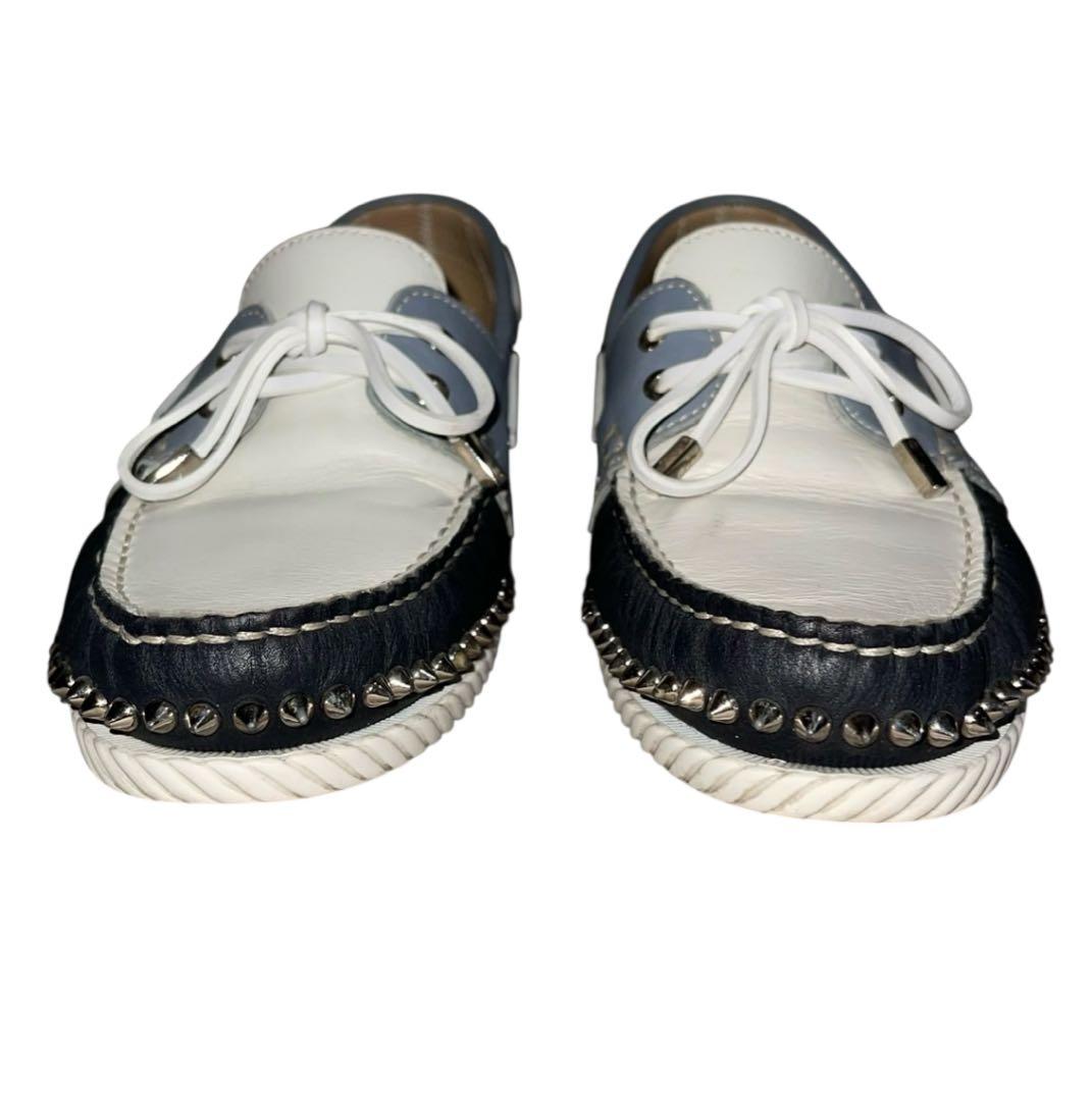 ルブタン ChristianLouboutin スタッズ デッキシューズ
