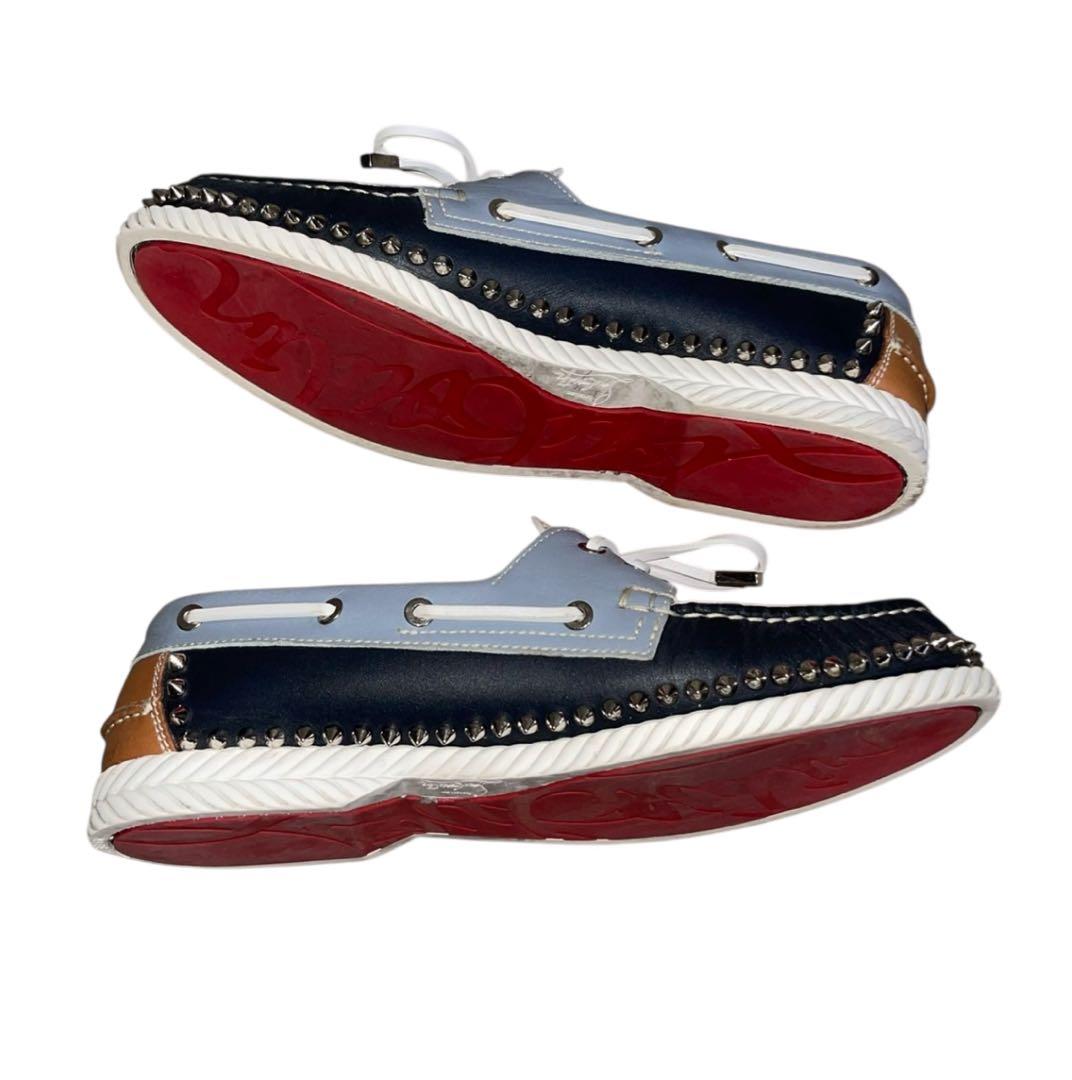 ルブタン ChristianLouboutin スタッズ デッキシューズ