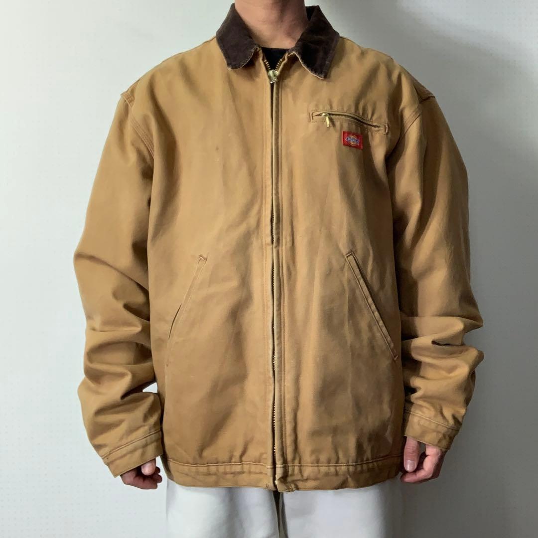 90s Dickies デトロイトジャケット XXL ダックブランケットワーク