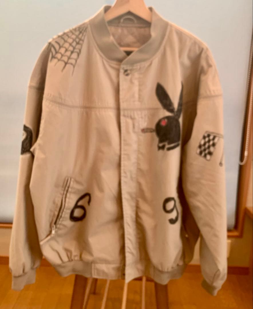 ハンドペイント メモリアルジャケット 8ボール ダービー playboy