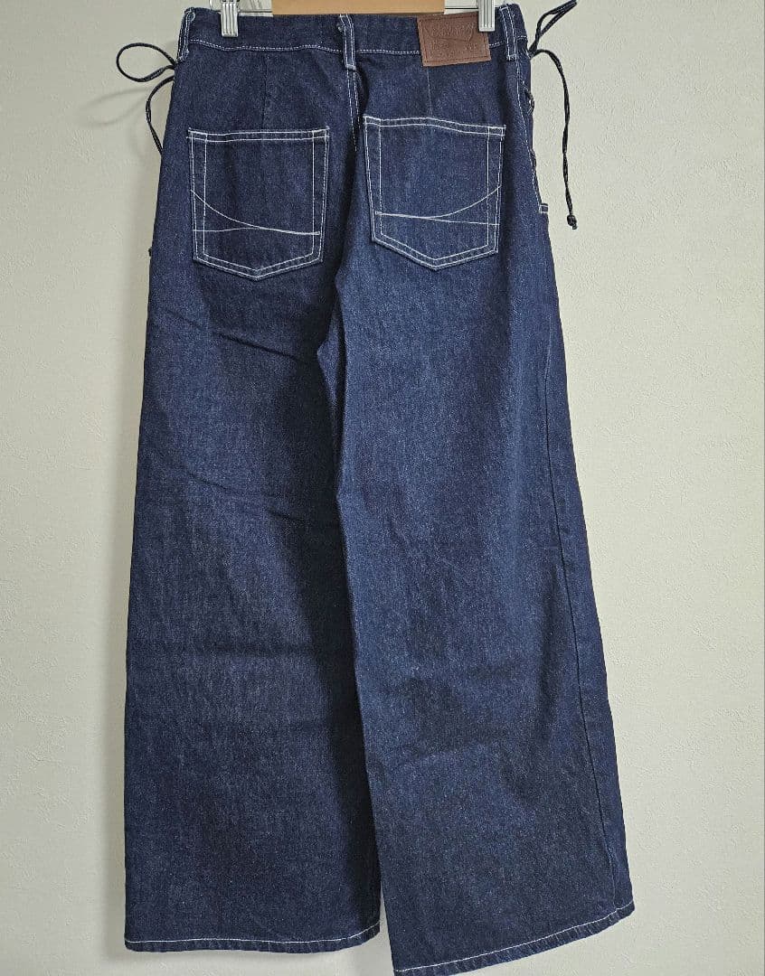 FREAK'SSTORE×SOMETHING別注　レースアップデニムワイドパンツ