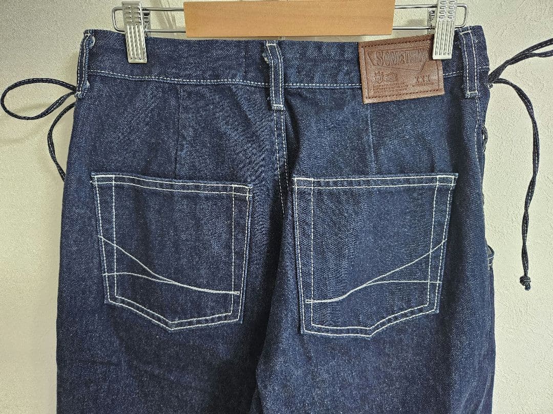 FREAK'SSTORE×SOMETHING別注　レースアップデニムワイドパンツ