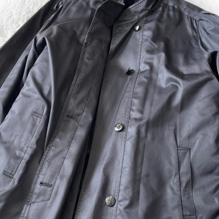 Mikapon 美品 Kanebosilkバンドカラー ロングコート