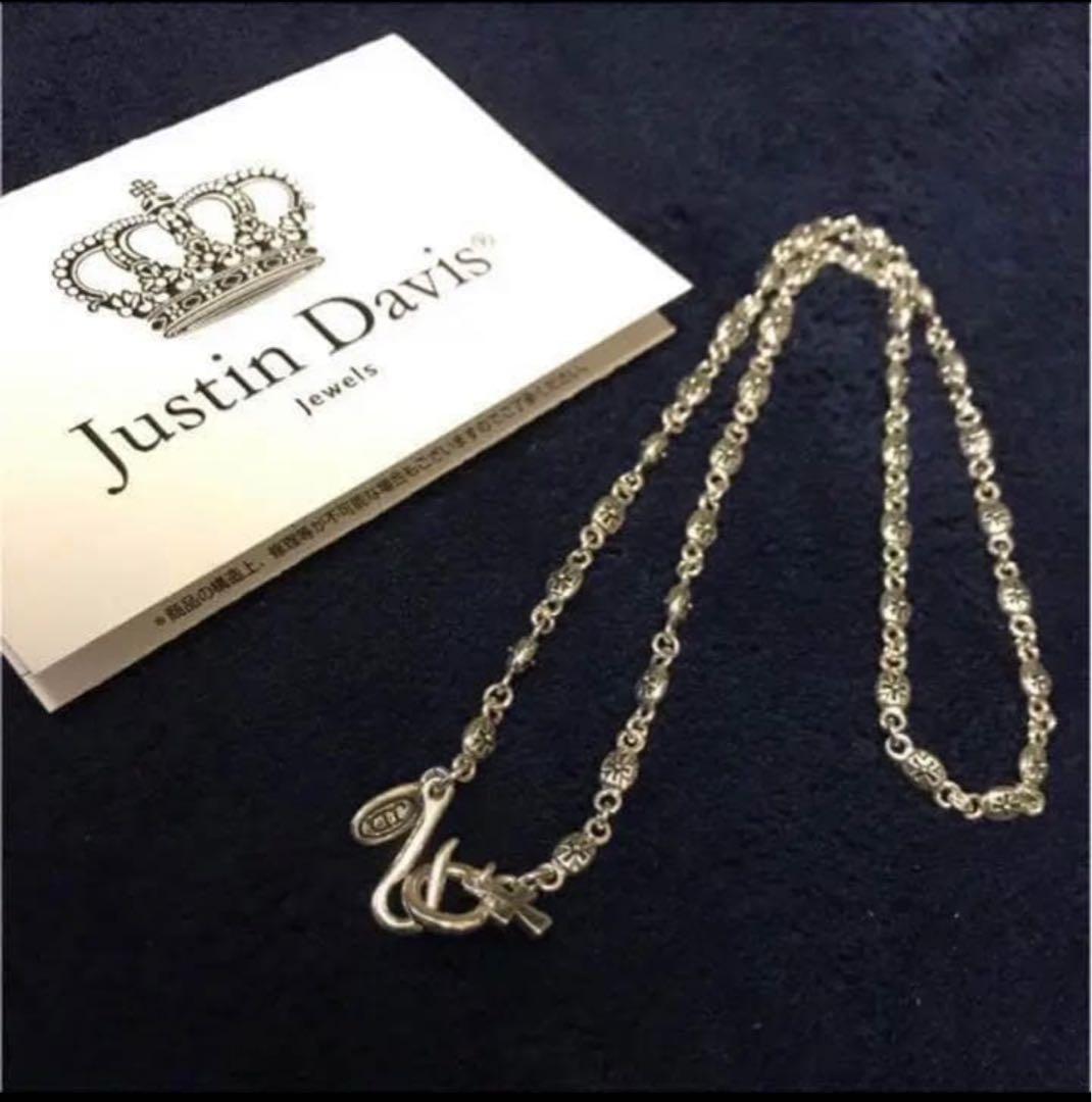 新品◆JUSTIN DAVIS◆TINY CROSS◆クロスチェーン◆40cm◆