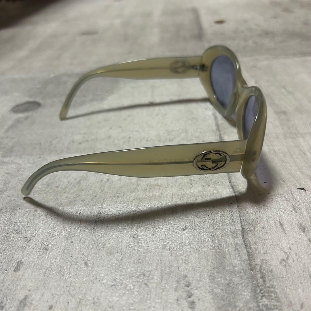 小物 00s archive GUCCI clear cat eyewear