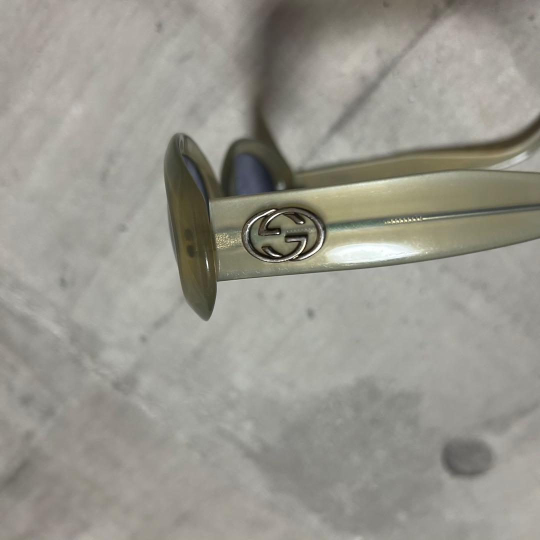 小物 00s archive GUCCI clear cat eyewear