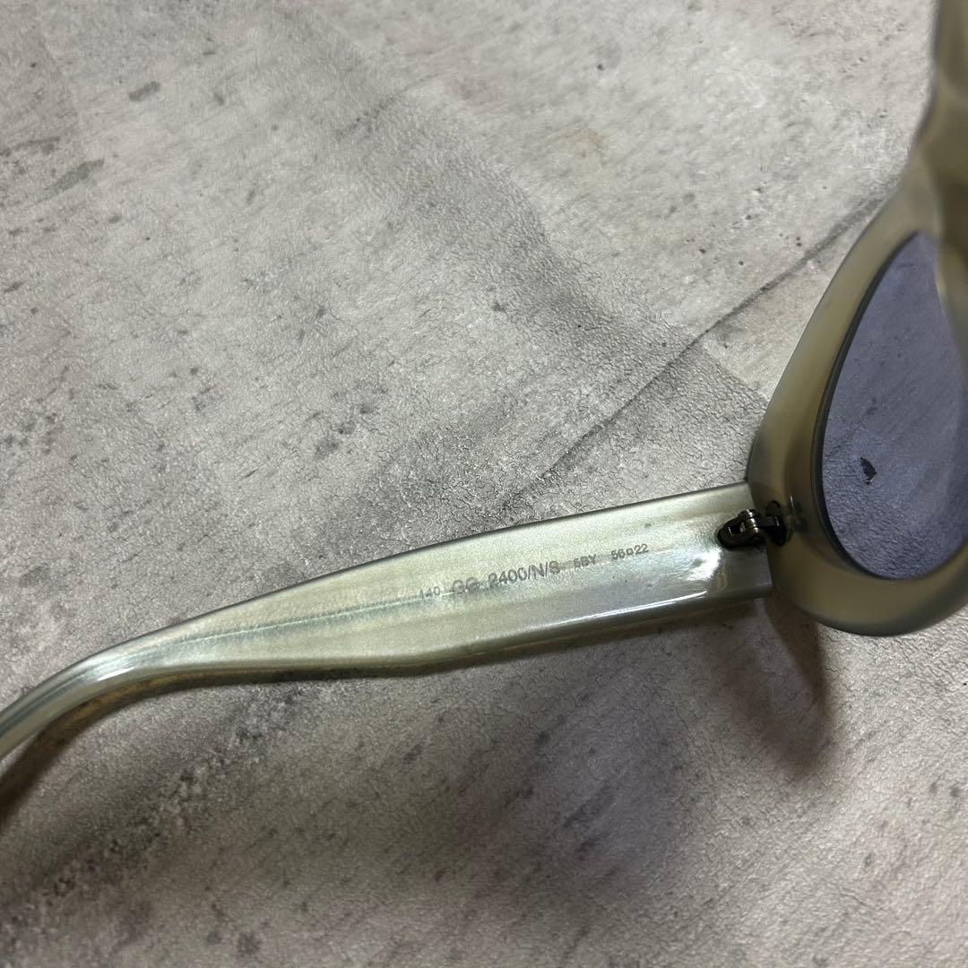 小物 00s archive GUCCI clear cat eyewear