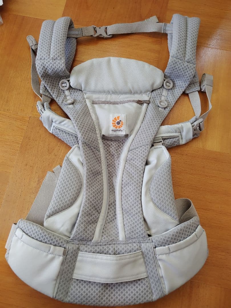 (HANHAN)ergobaby メッシュ抱っこ紐 グレー