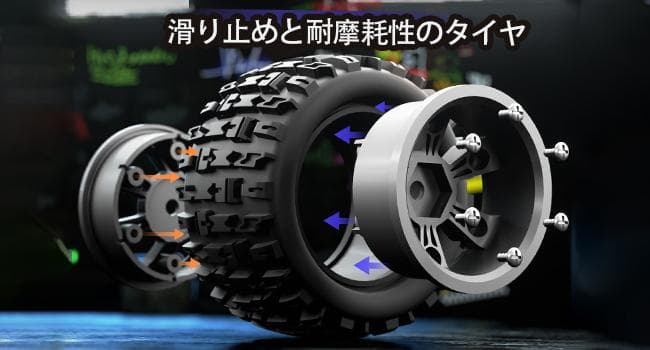ラジコンカー 30km/h 子供向け 四輪駆動 ラジコン オフロード 高速車