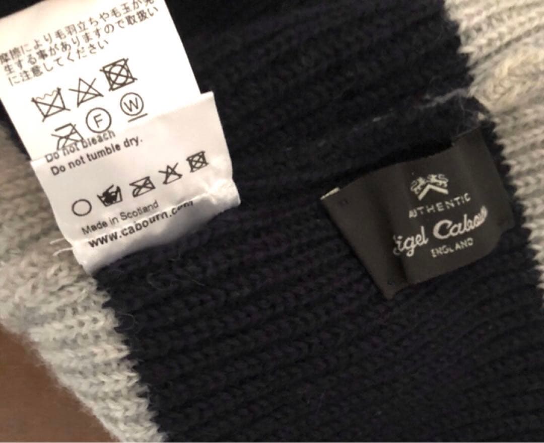 Nigel Cabourn ニット 帽子 AUTHENTIC ビーニー UK 製