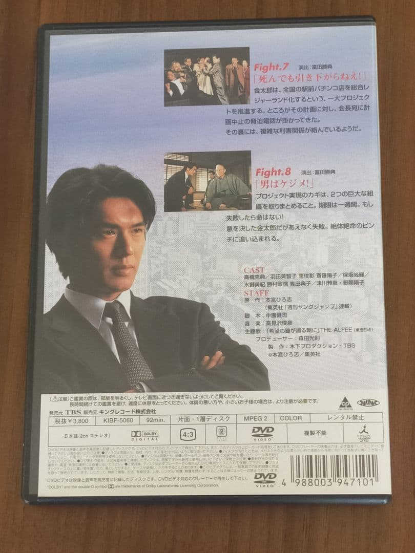 サラリーマン金太郎 1期 4巻 ＤＶＤ セル版