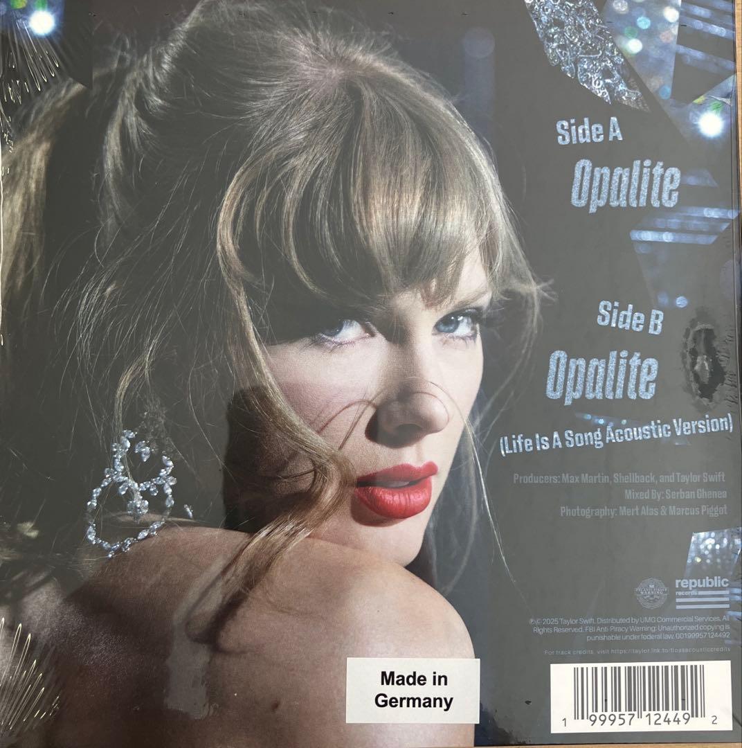 Taylor Swift Opalite 7インチシングルレコード