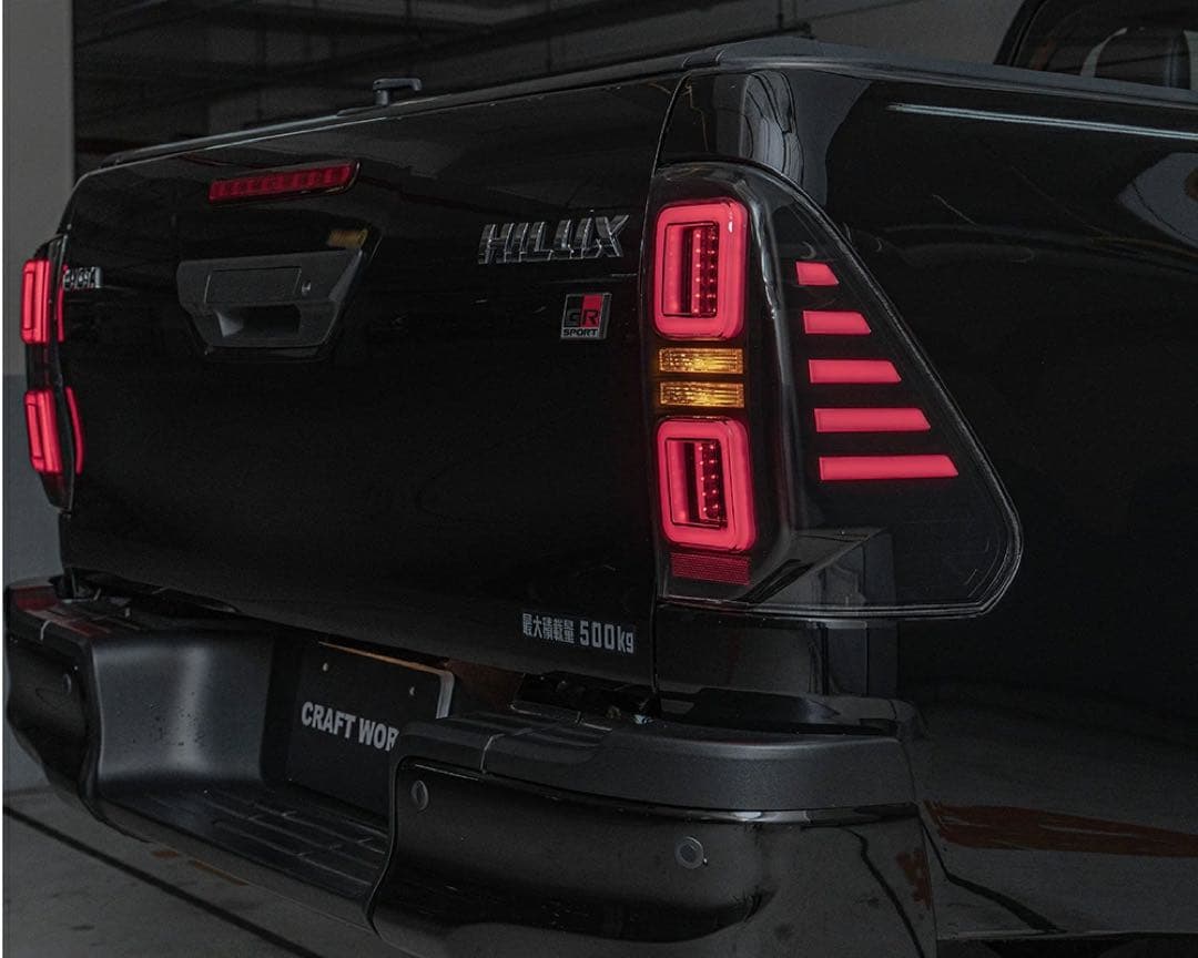 ハイラックス LED GUN125 テール ランプ シーケンシャルスモークゲート